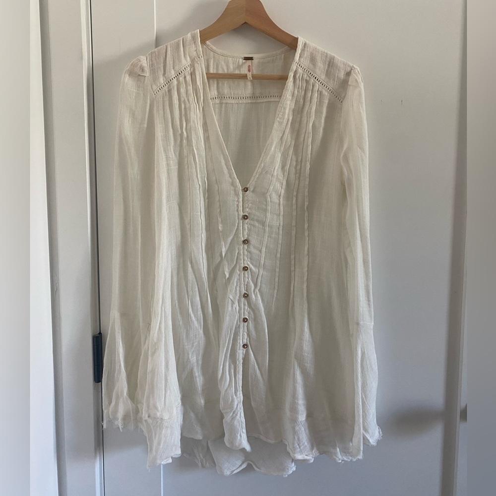 Free People tunic beach cover up